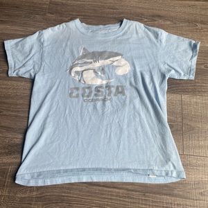 ⚠️ Costa t-shirt with shark design, size kids medium from pet & smoke free home